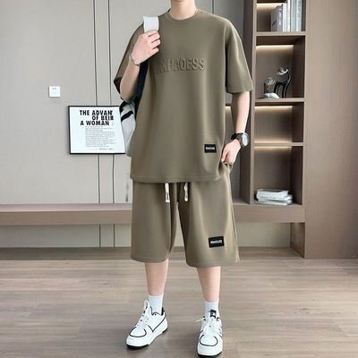 短袖裤男士夏季休闲运动套