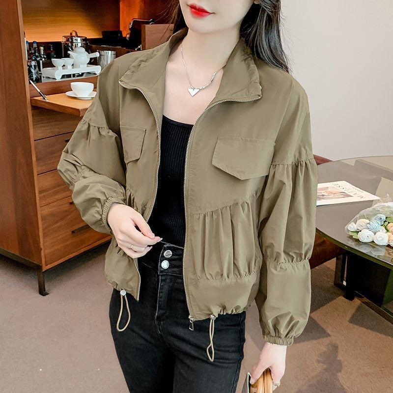 洋气polo领春秋款外套女2