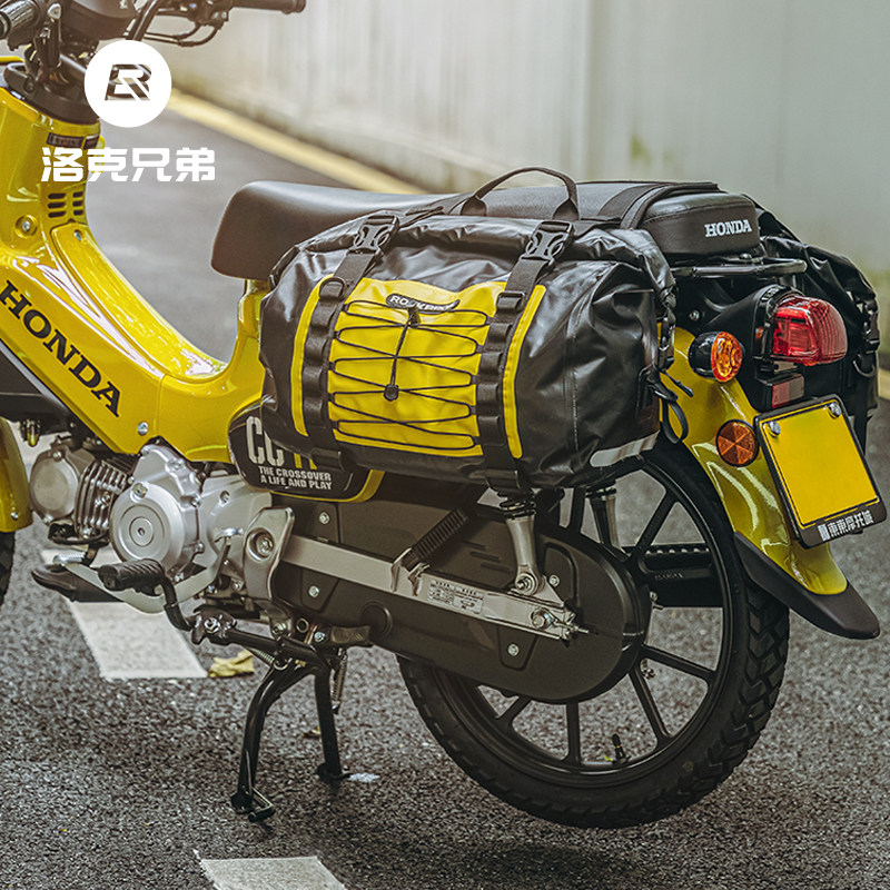 洛克兄弟摩托车防水后座包行李包幼兽驮包cc110尾包摩旅机车装备