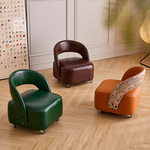 万向轮小凳子滑轮凳带靠背溜溜椅子网红客厅矮凳沙发凳小户型静音