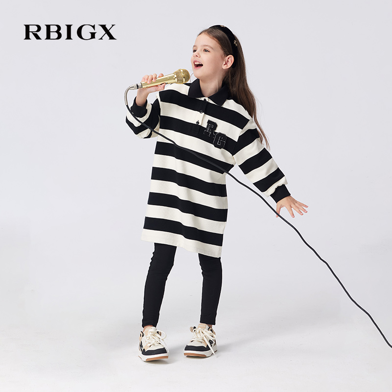 RBIGX瑞比克童装2025秋季新款弹力女童休闲百搭潮流打底裤