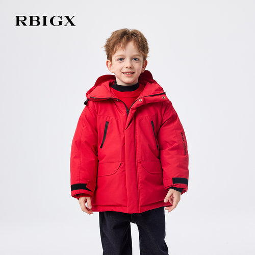 【商场同款】RBIGX瑞比克童装25冬季款派克风帅气保暖户外羽绒服