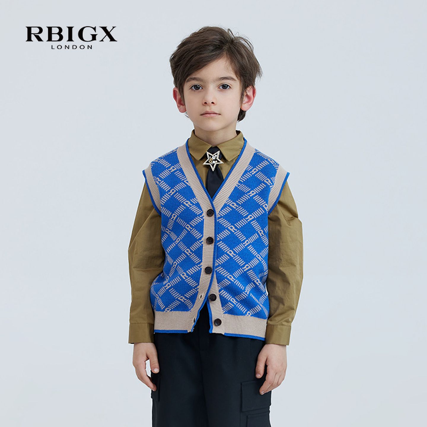 RBIGX童装秋季设计感针织