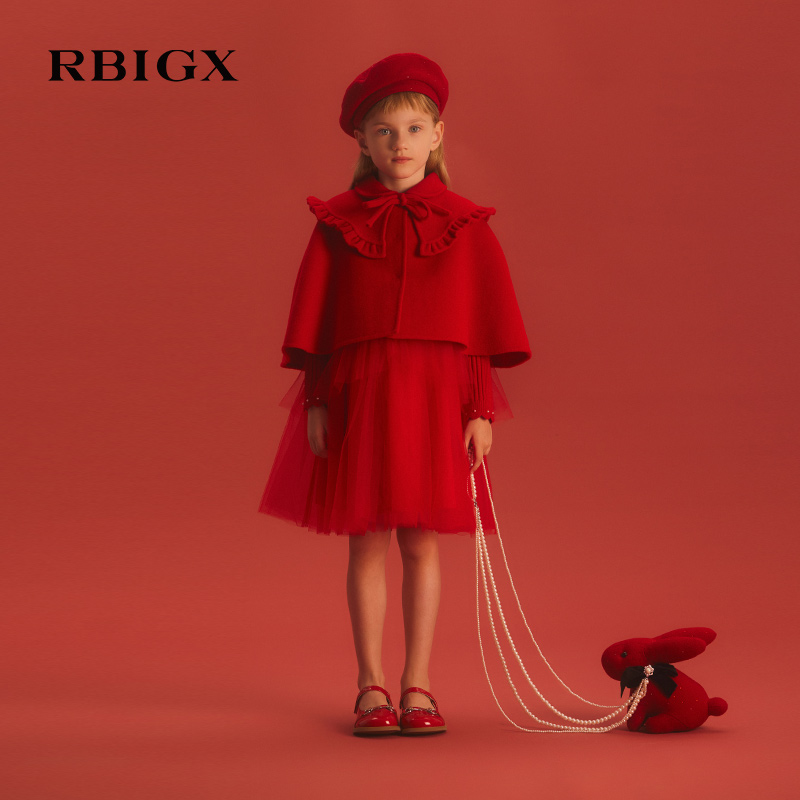 RBIGX/瑞比克压褶网纱公主裙