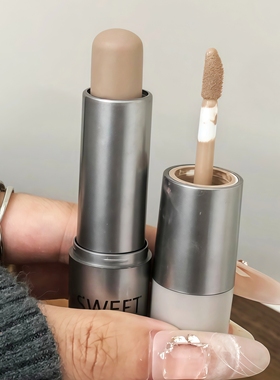 sweetmint双头修容笔侧影面部阴影液体修容棒膏哑光立体自然鼻影