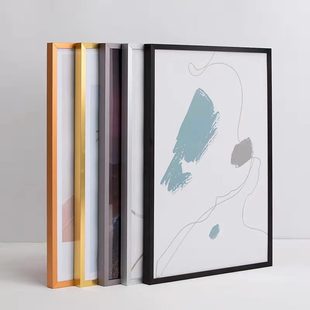 art wooden picture frame 画框 poster square相框 photo