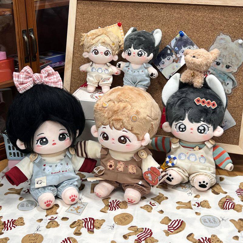 【元气萌想】三只小熊棉花娃娃背带裤