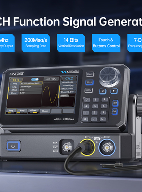 FNIRSI TSG6020/3020 2CH 200MSa/s Function Signal Generator