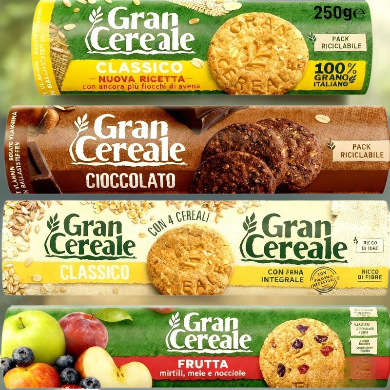 意大利进口水果谷类粗粮燕麦饼干