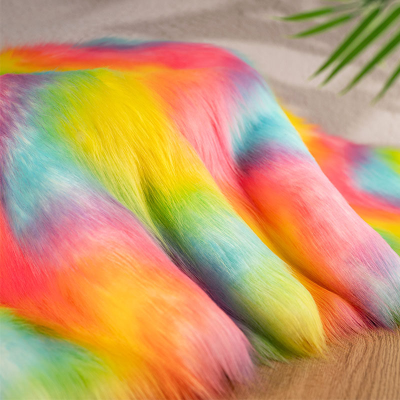 加厚高档扎染提花仿狐狸毛绒布料面料服装毛领手工DIY围巾装饰布,居家布艺,海绵垫/布料/面料/手工diy,淘宝优惠券,粉丝福利购,淘宝优惠卷