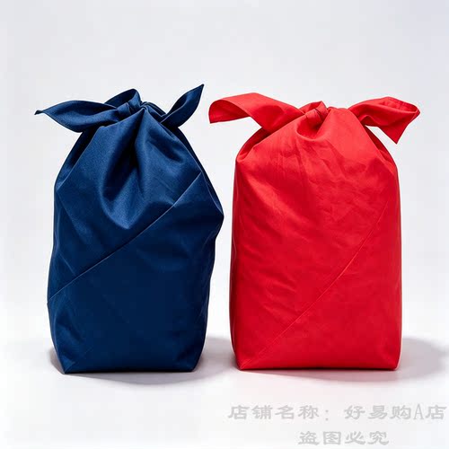结婚嫁妆平底红口袋五代红五代顺喜庆用品女方陪嫁用品大口袋