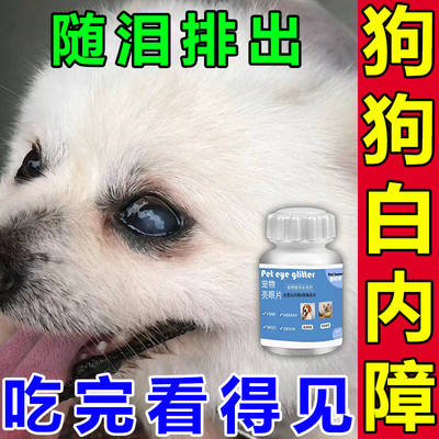 狗狗白内障专用眼药水滴眼液中老年犬角膜炎宠物猫咪眼睛发炎流泪