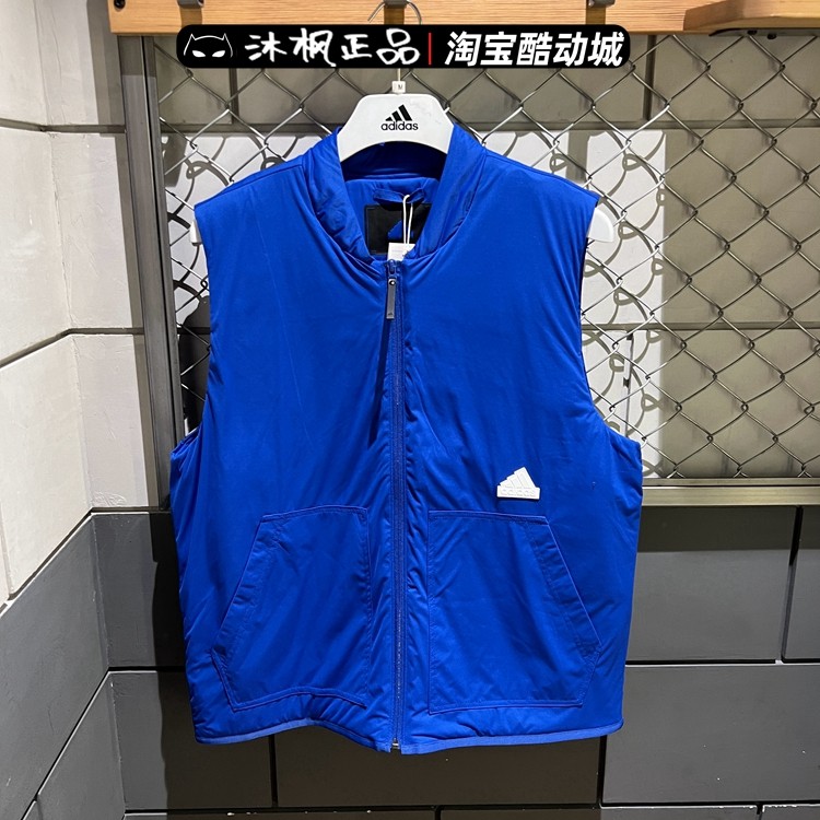男棉马甲阿迪达斯保暖立领背心