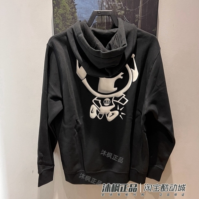 耐克加绒保暖运动连帽套头衫卫衣