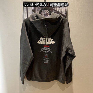 032 正品 DQ6130 詹姆斯加绒连帽保暖运动套头衫 446 耐克卫衣男冬季