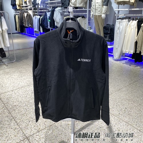 阿迪达斯男子立领摇粒绒运动外套