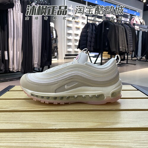 耐克女MAX97气垫系带运动跑步鞋