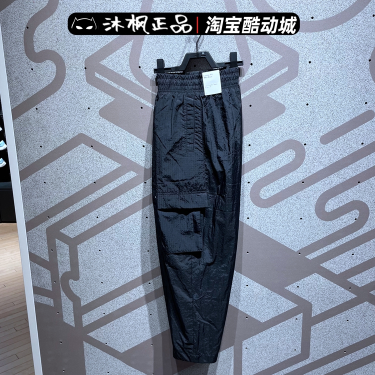 裤子耐克透气女2022秋季梭织长裤