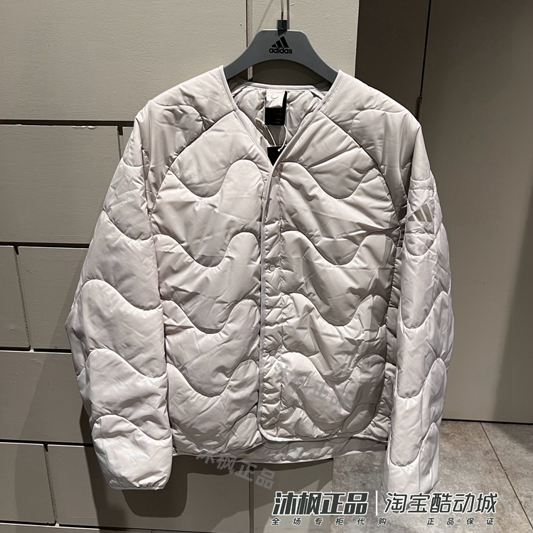 阿迪达斯男冬季轻便舒适棉服外套