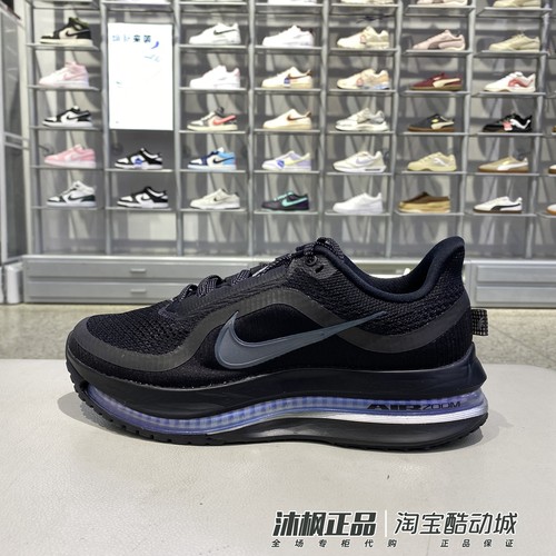 耐克男AirZoom低帮轻便缓震跑鞋
