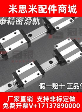 台湾银泰PMI直线导轨滑块 MSA/MSB15 20 25 30 35 45 S LS E LE N