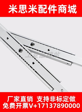 SAR210/SAR220/SAR230/SAR240/SAR250/SAR206 二节铝合金滑轨导轨