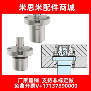 套快装 气动柔性定位器经济型AMWF18L BU定位销 夹具锁紧器 26L