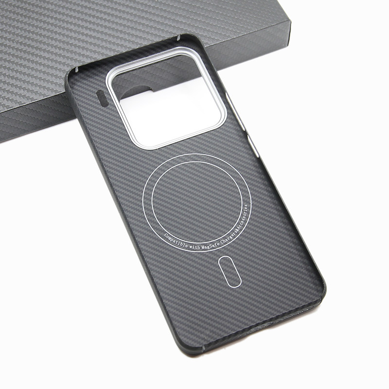 适用小米15 Pro凯夫拉碳纤维手机壳Magsafe磁吸防摔防刮防爆Mi15超薄进口芳纶强力磁环保护套