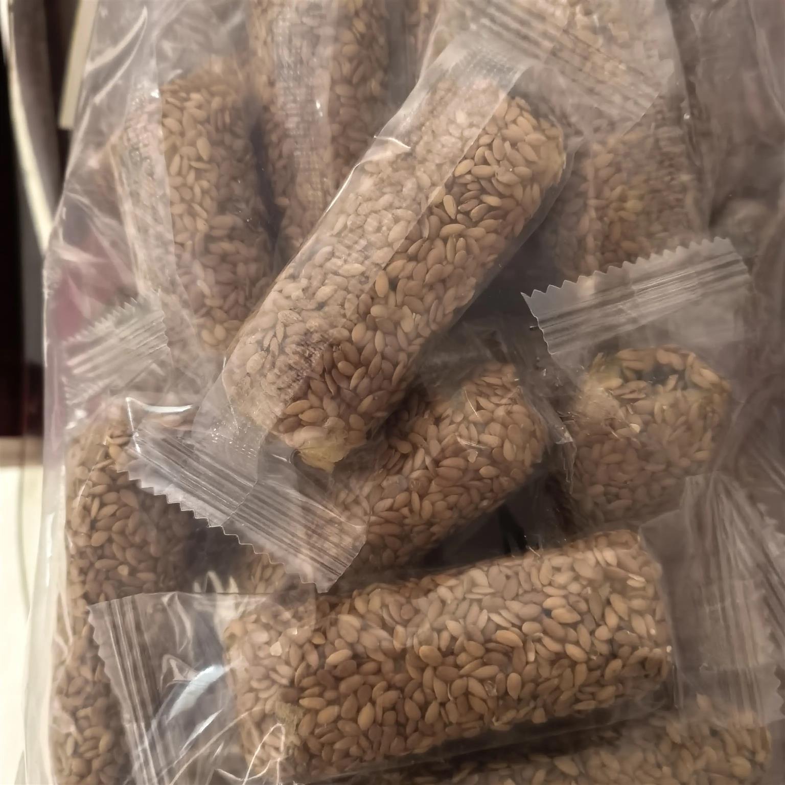 亚麻籽山药棒非油炸黑芝麻富硒轻食健康宝宝零食休闲解馋包