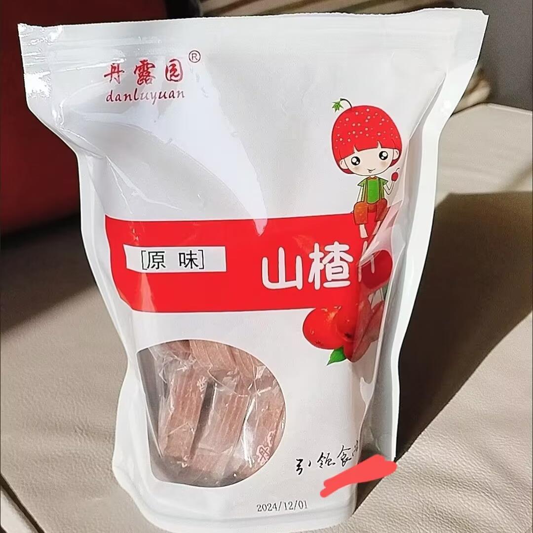 丹露园山楂片独立包装新鲜山楂饼果丹皮卷条干片开胃山楂糕散整箱