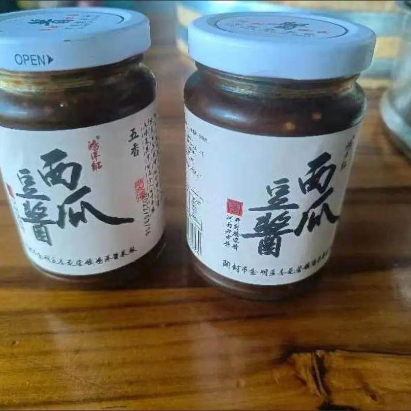 开封特产香辣西瓜酱230g黄豆酱河南酱豆子农家自制豆瓣酱下饭菜