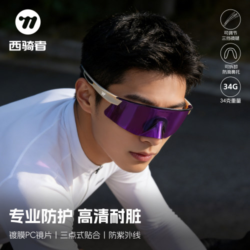 西骑者骑行眼镜户外防风防紫外线