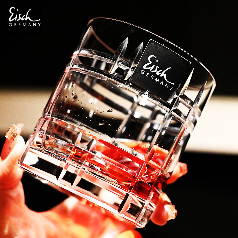 德国Eisch进口水晶玻璃杯轻奢高级感威士忌洋酒杯透明水杯子家用