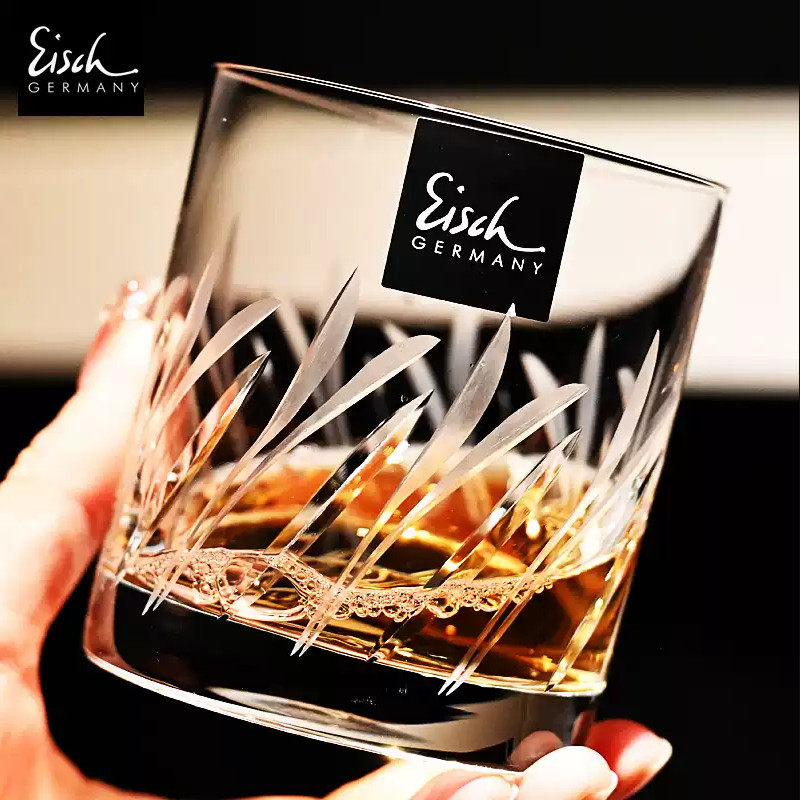 Eisch德国进口水晶玻璃手工轻奢雕刻高档威士忌洋酒杯古典水杯子,餐饮具,洋酒/威士忌杯,淘宝优惠券,粉丝福利购,淘宝优惠卷