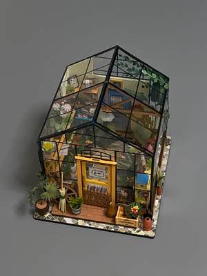 若来艺术屋diy小屋3D立体拼装小房子手工房子模型微缩场景摆件