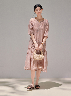 【Linda姐高端线】夏季新款时尚气质刺绣法式连衣裙AA5LJS2555