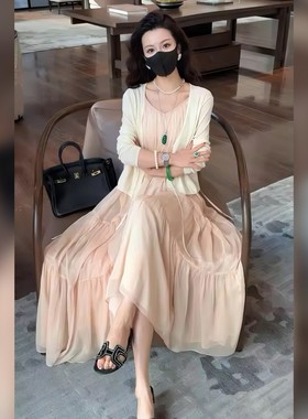 【Linda姐高端线】春夏新款时尚慵懒高级感女装连衣裙AA6LDD0063