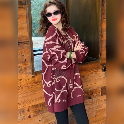 【Linda姐高端线】冬季新款时尚洋气百搭女装高档卫衣AF5SWY0590