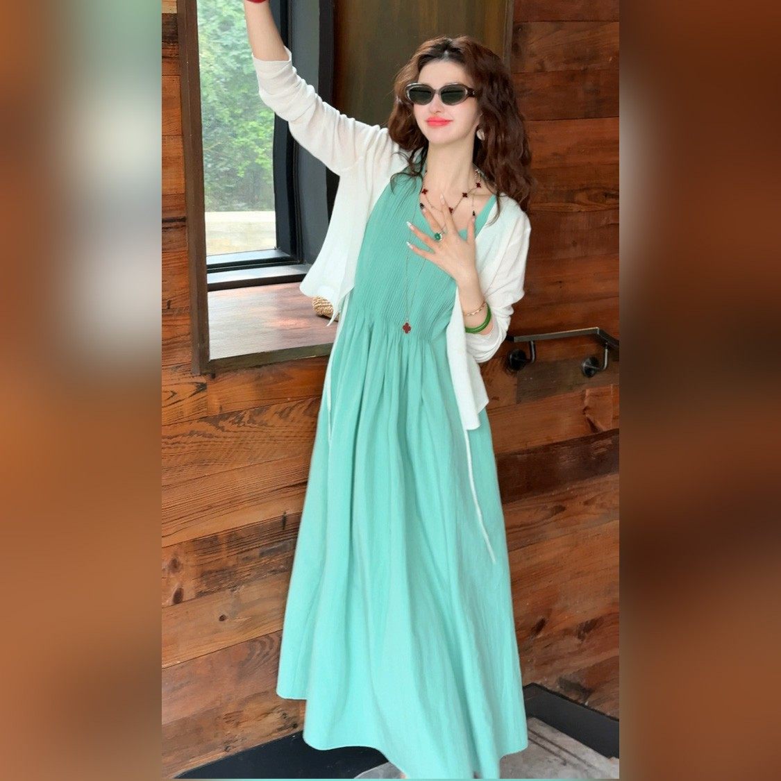 【Linda姐高端线】夏季新款时尚气质宽松无袖连衣裙AA6LJS0185,女装/女士精品,连衣裙,淘宝优惠券,粉丝福利购,淘宝优惠卷