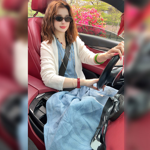 【Linda姐高端线】夏季女装时髦气质显瘦法式连衣裙子AA6LJS0861