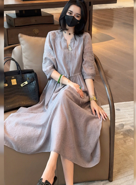 【Linda姐高端线】【尤莱特】夏季新款高档女装连衣裙AS4LJS1332