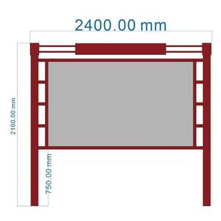 广告牌展示架橱窗挂墙定制户外不锈钢宣传栏铁艺校园公示栏公告栏