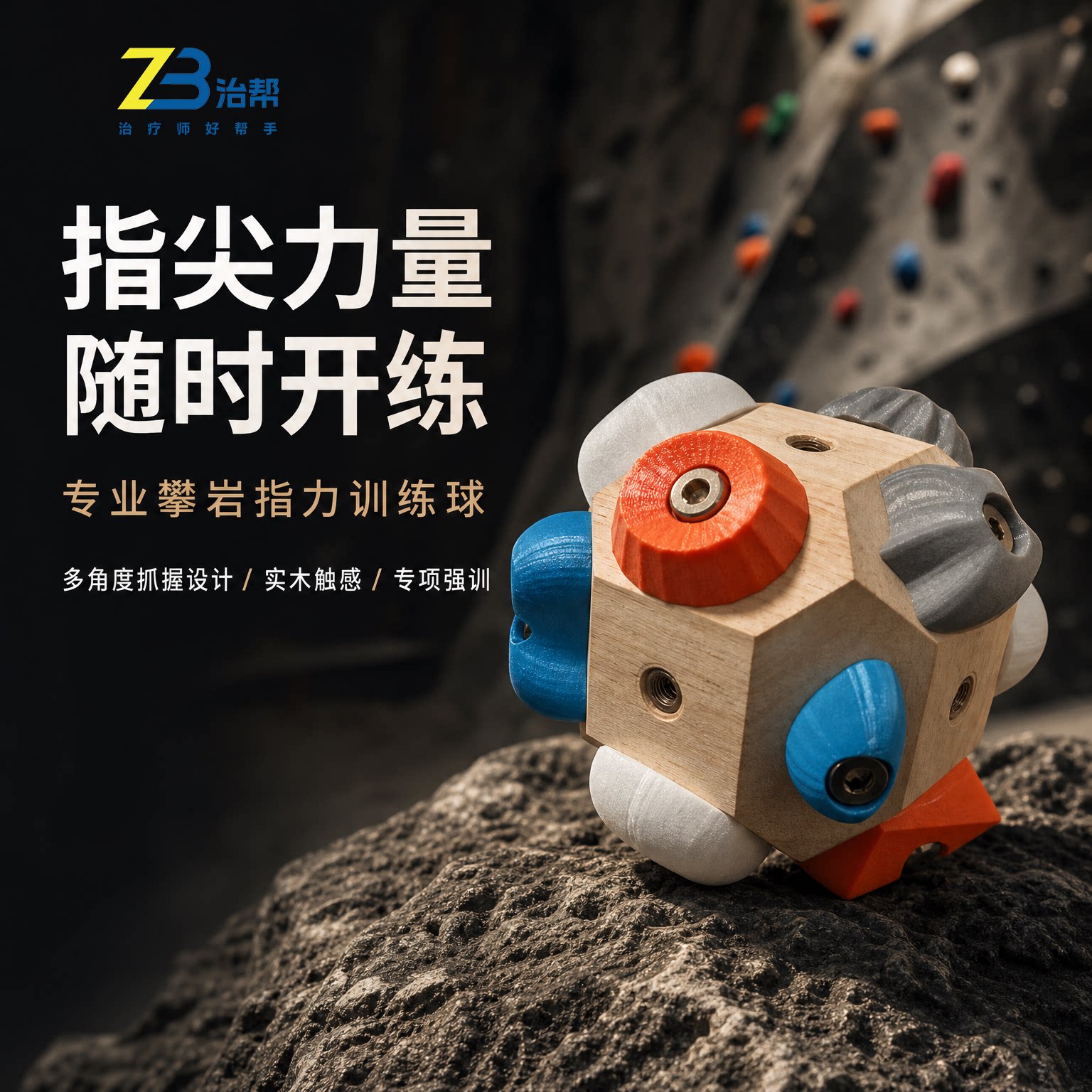 手指攀岩球指尖力量专业训练球