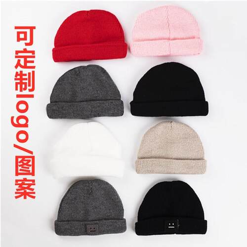 现货棉花娃娃10cm/20cm冷帽针织毛线帽子玩偶拉布布戴娃衣可爱