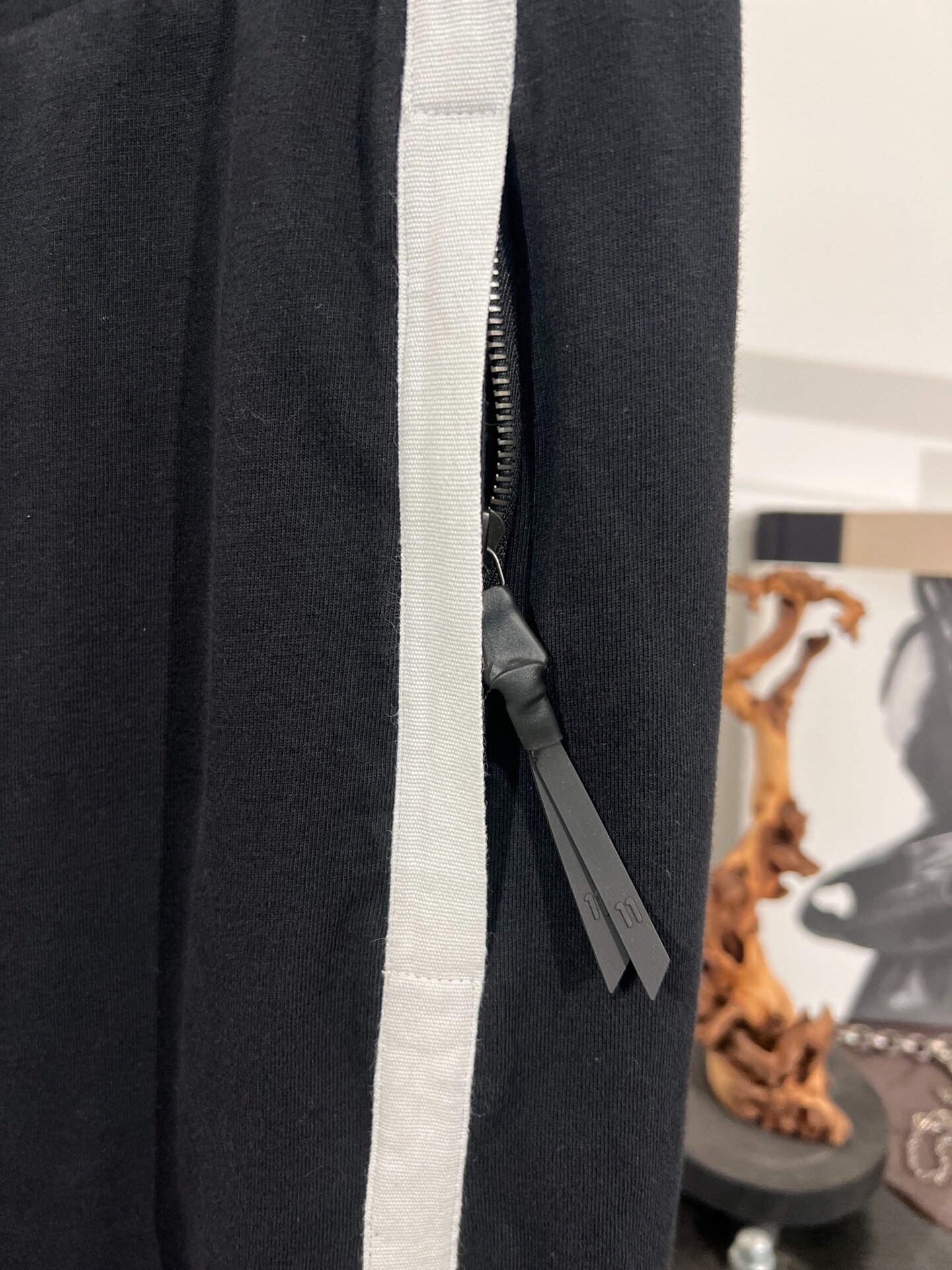 BBS 11 Embroidered Black Sweatpants — back