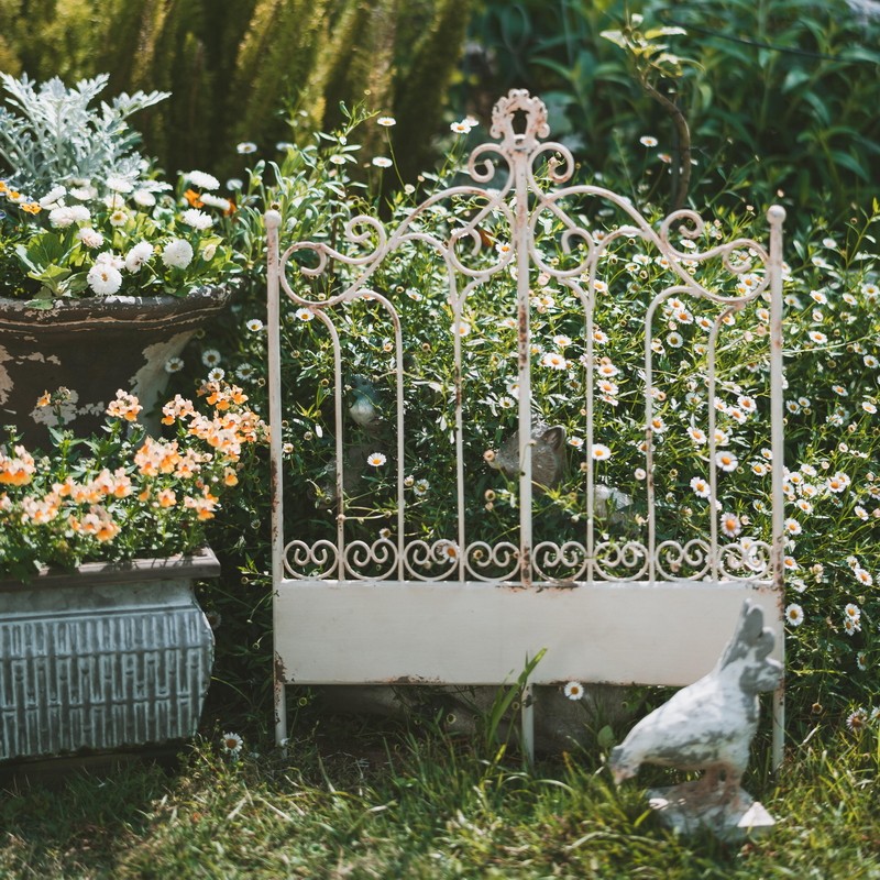 复古铁艺矮栅栏铁质庭院围栏室外园艺爬藤架花架花园做旧,鲜花速递/花卉仿真/绿植园艺,花架,淘宝优惠券,粉丝福利购,淘宝优惠卷