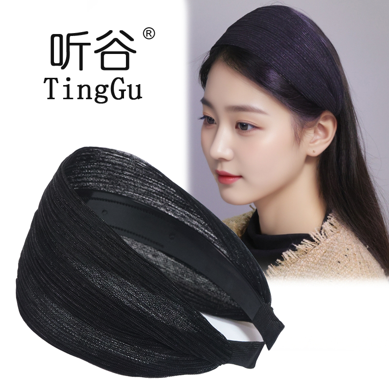 网红遮白发发箍发卡外出收碎发女