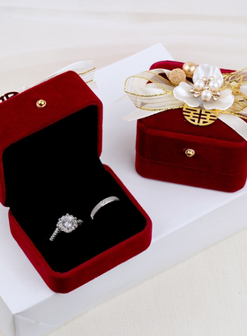 假戒指婚礼交换仪式拍照道具