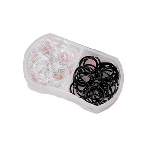 树脂耳圈养耳洞透明隐形耳钉耳骨环睡觉免摘防堵素圈耳饰30对耳扣
