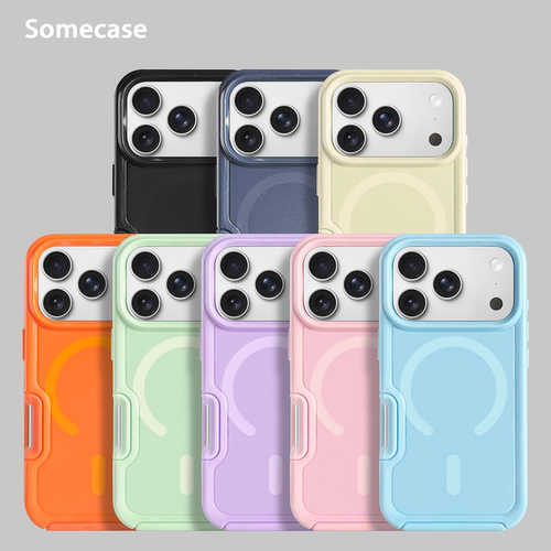 高级感磨砂iPhone磁吸手机保护壳